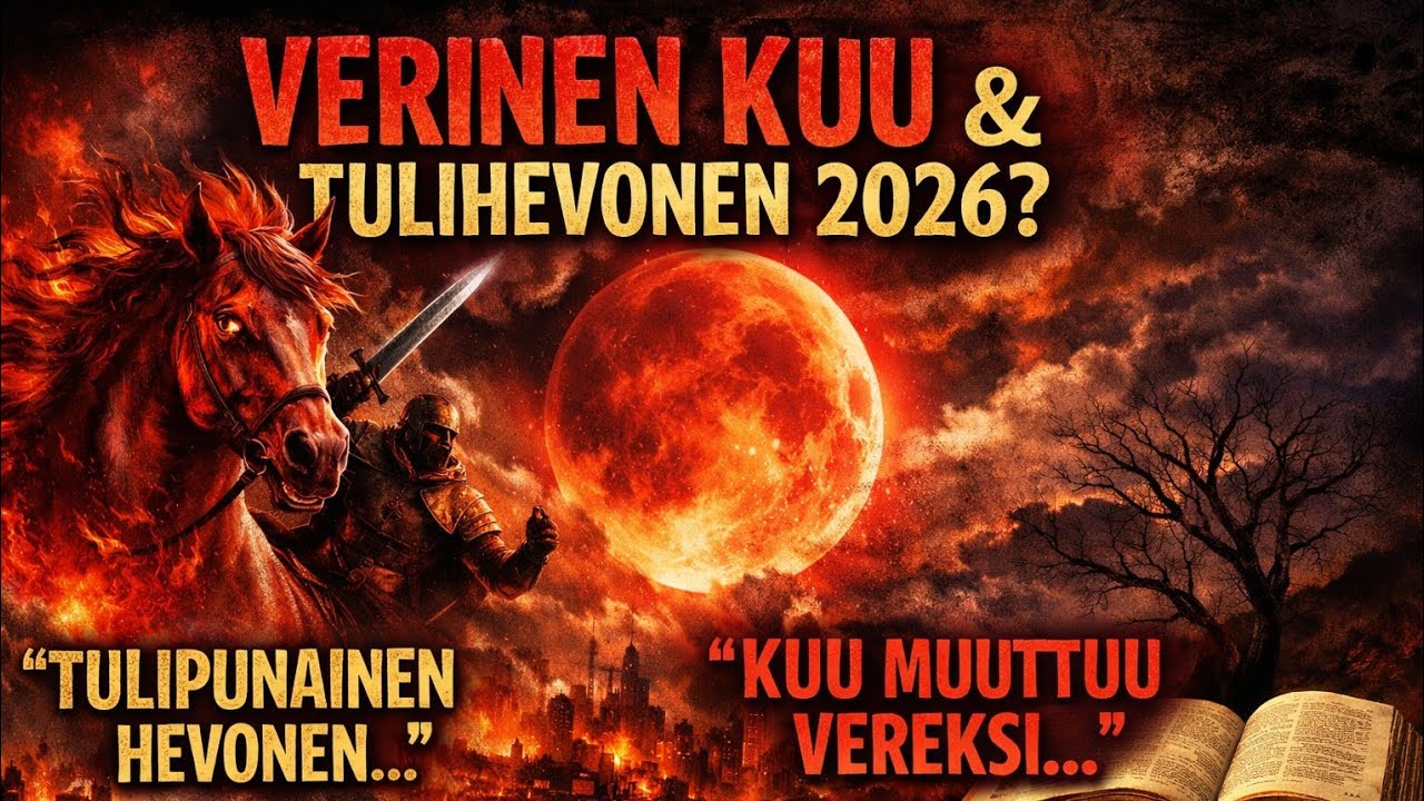 Verikuu 3.3.2026 – Tulihevosen vuosi ja Ilmestyskirjan tulipunainen hevonen?