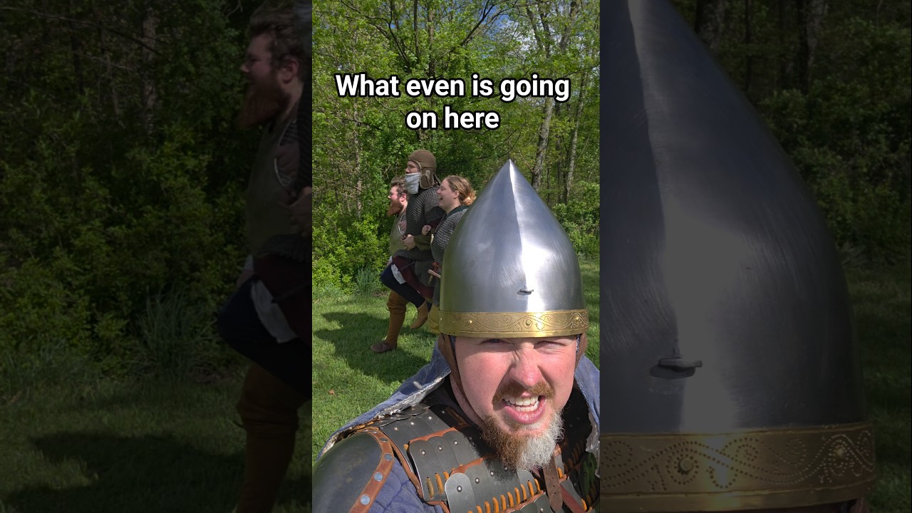 The battle of the ages continues....or something. #kcd2 #armor #viking #cuman #bannerlord
