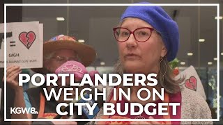 Portlanders weigh in on upcoming city budget during public forum