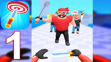 Hit Master 3D Knife Assassin Gameplay Walkthrough Part 1 Level 1-11 (IOS/Android)