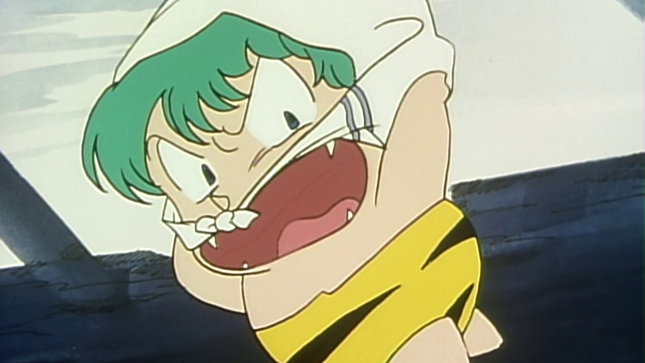 Urusei Yatsura OVA (1985) Ep 10 - Ten-chan runs out on shot.Animation: Akiy...