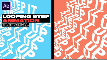 Looping Steps Animation - Kinetic Typography Tutorial in After Effects