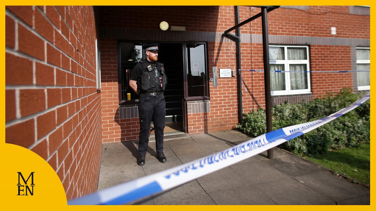 Investigation launched after man stabbed at block of flats - YouTube