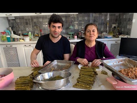 ANNEMLE YEMEK KAPIŞMASI!!! DİYARBAKIR SARMASI & HATAY SARMASI