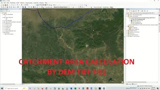 Catchment Area Calculation in Arc GIS  by using DEM TIFF file