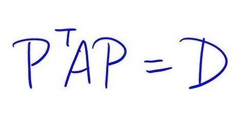Orthogonal diagonalisation of symmetric 3x3 matrix using eigenvalues & normalised eigenvectors