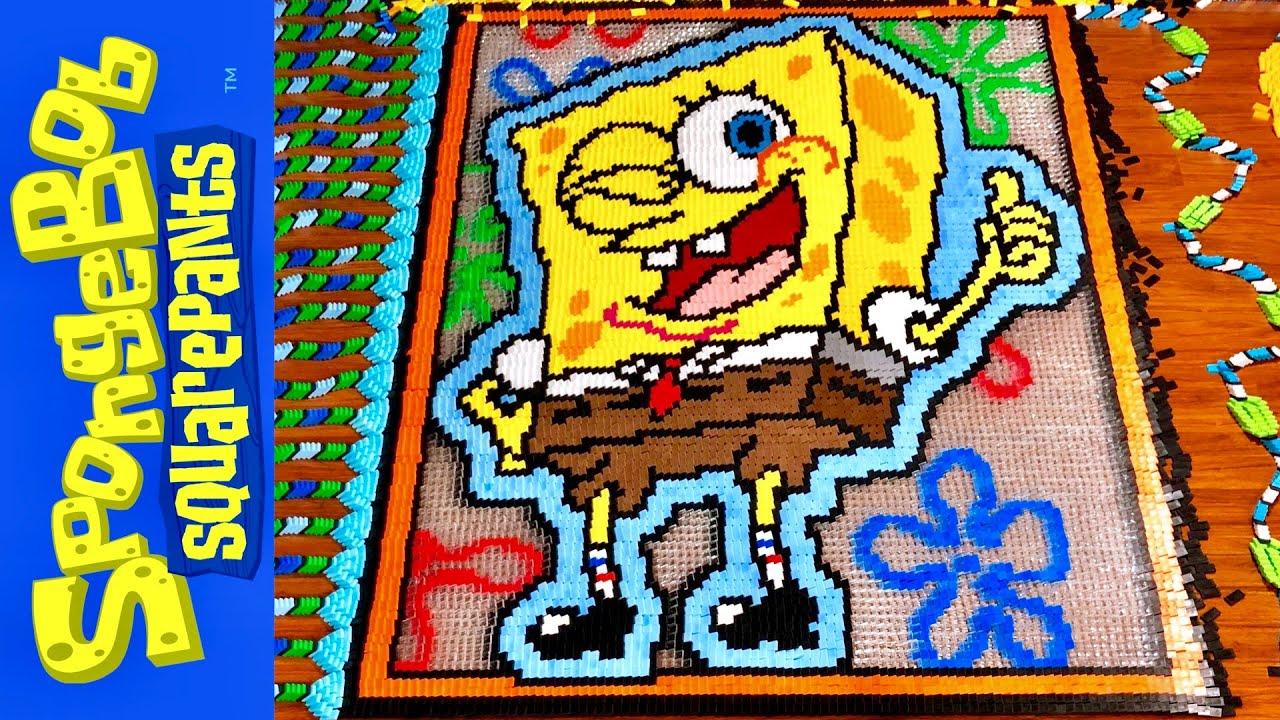 SpongeBob SquarePants (IN 76,333 DOMINOES!)