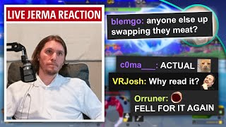 Jerma - Who up swapping they meat