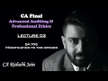 CA Final Advanced Auditing | CA Rishabh Jain | Lecture 3 (English Version)