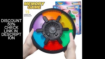 Memory Game Machine Handheld Electronic Memory Game with Light and Sound Puzzle Creative Interactive