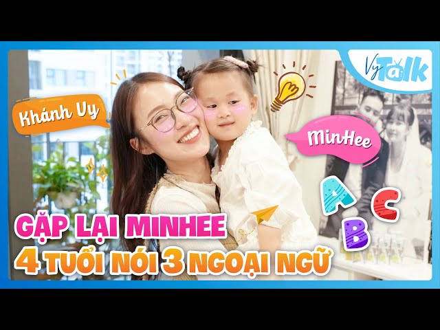 MinHee 4 tuổi Nói 3 Ngoại Ngữ | Em Bé Nói Tiếng Anh cùng Cách Dạy Siêu Hay của Bố Mẹ | VyTalk Ep.38 class=