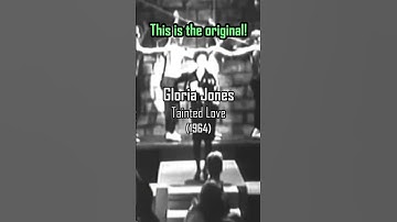 Thumbnail of Tainted Love by Soft Cell is a cover version of Gloria Jones song from 1964 😲 #coversong