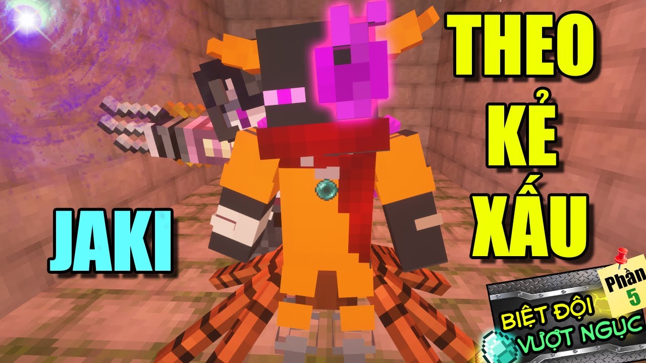 Minecraft Biệt Đội Vượt Ngục (Phần 5) #CUỐI- JAKI THEO... - youtube
