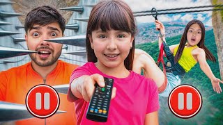 Extreme Pause Challenge With The Kids