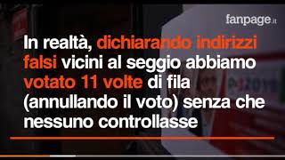 Votato 11 Volte Senza Tessera Elettorale,
