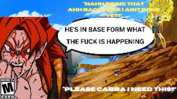 Lore Accurate SSJ4 Gogeta VS Cabba