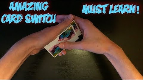 A Very Cool Card Switch! Card Trick Performance And Tutorial