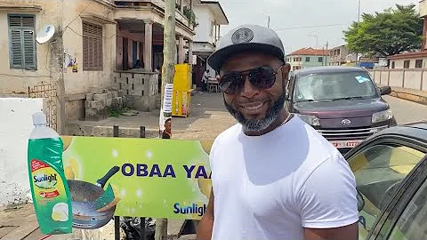 Street Food in Ghana - GIANT CHOP-BAR LUNCH in KUMASI(KROFROM) at OBAA YAA'S CHOP BAR