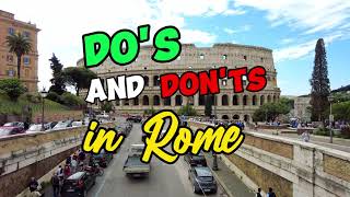 TOP 20 Do's and Don'ts When Traveling To Rome, Italy by Gone On Vacation 1,258 views 10 months ago 5 minutes, 25 seconds