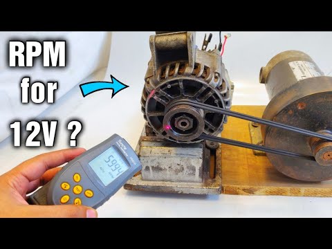 Auto Dynamo Minimum RPM Test voor 12V