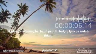 Berhenti berharap story'wa