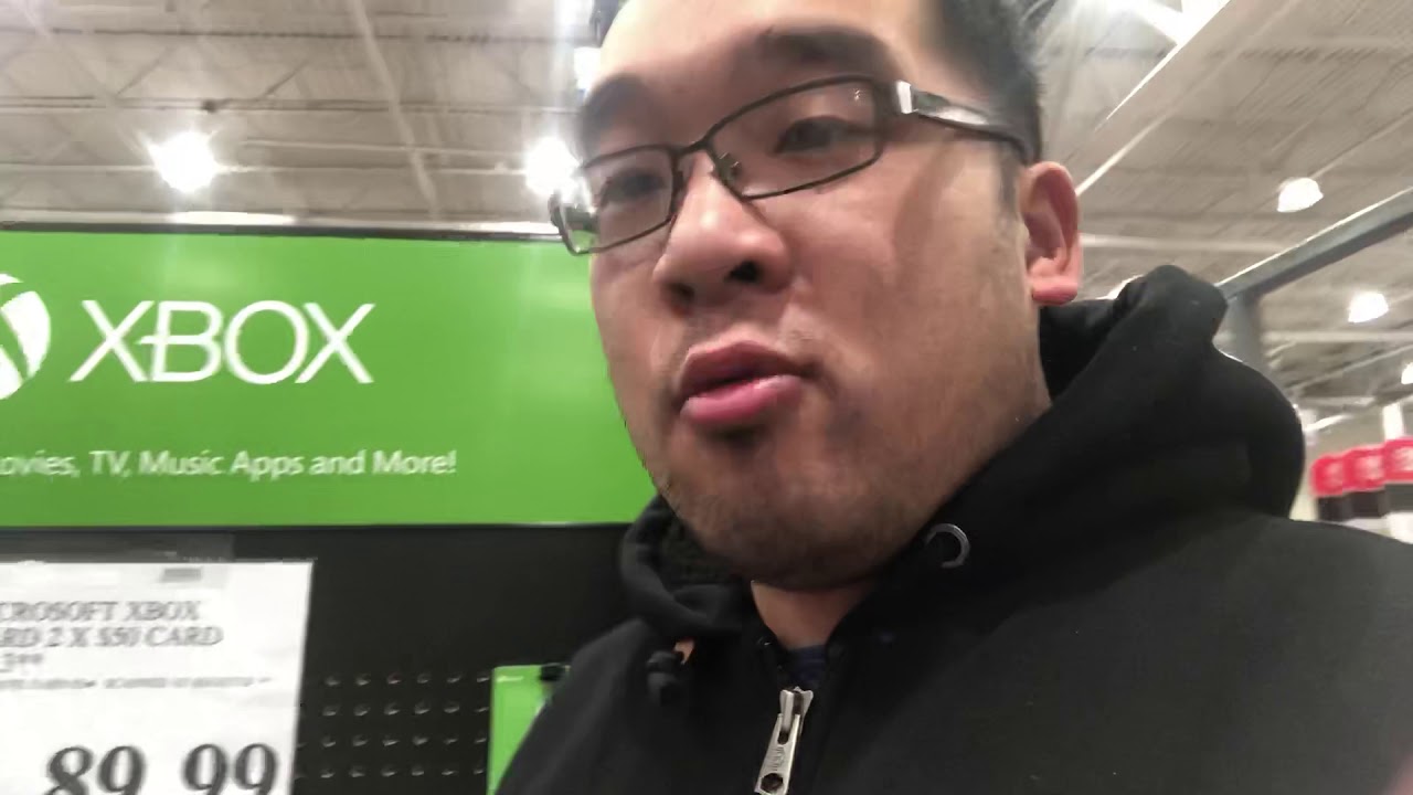 Costco full 90 for 100 Microsoft Xbox One gift card YouTube