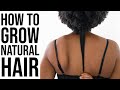How To GROW NATURAL HAIR The RIGHT WAY for LONGER, STRONGER, HEALTHIER Natural Hair (10 Tips)