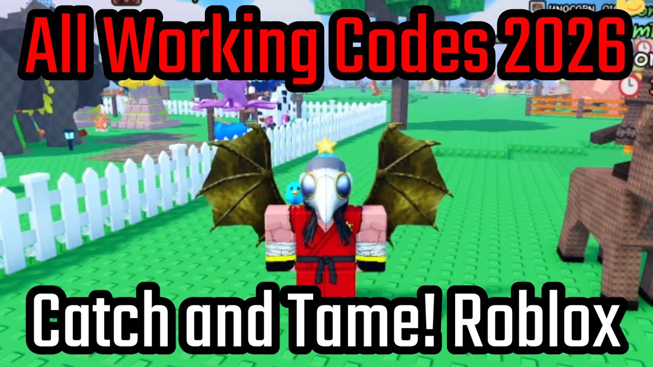 All Codes Working 2026 In In Catch And Tame Roblox YouTube 