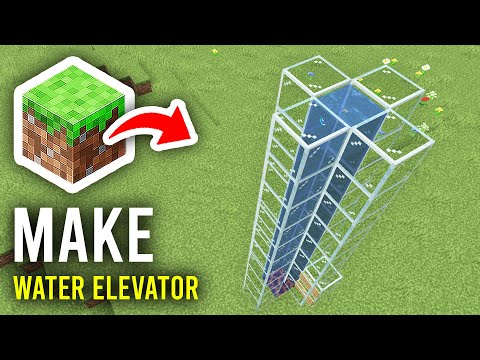 How To Make A Water Elevator In Minecraft - Full Guide