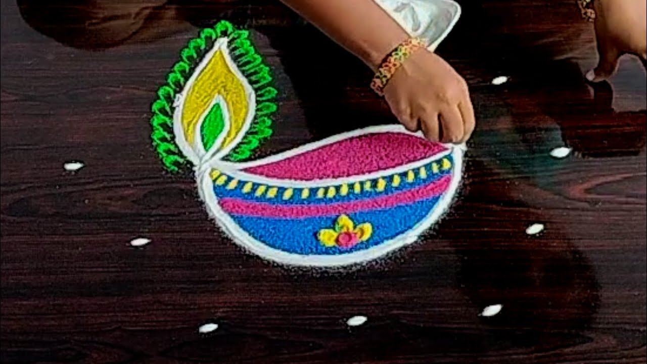 Deepavali Rangoli Designs 🪔 Diwali Latest Rangoli 🪔 Deepavali Kolam Rangoli 🪔 Special Dewali Rangoli