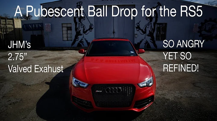 Acceleration Rampage!  JHM's new exhaust for the RS5.  It's hot.