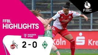 1. FC Köln - SV Werder Bremen | Highlights 