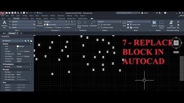7 - REPLACE BLOCK IN  AUTOCAD 2023 كيفية استبدال بلوكات في الاوتوكاد 2023