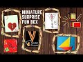 How to make 4 easy and simple miniature fun surprise boxes
