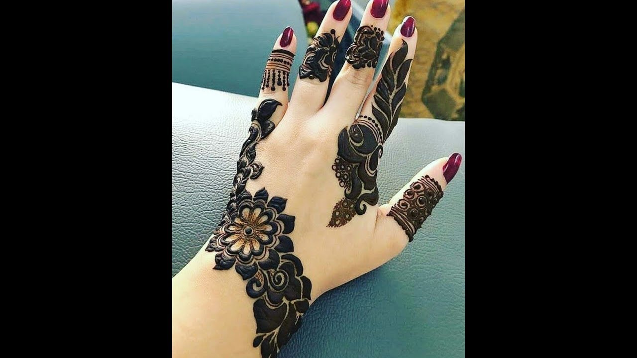 Simple and easy front hands henna designs 2018/19 || latest mehndi ...