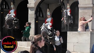 Kings Life Guards 👑 The King's Guards And Horses London by London Uk Travel Walk 704 views 3 weeks ago 8 minutes, 31 seconds