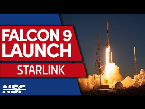 SpaceX Launches Falcon 9 Starlink 6-9