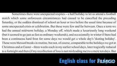 ENGLISH LECTURE FOR 2NDYEAR    video#2            ch#4 End Of Term by David Daiches