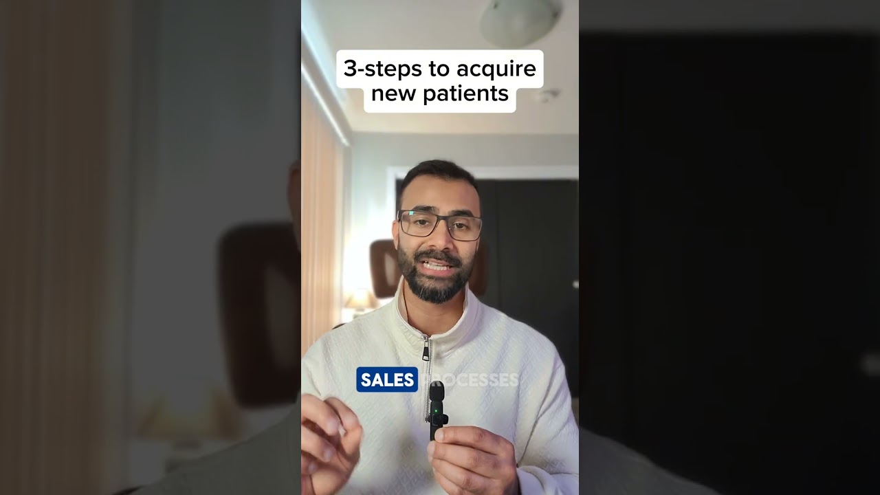 3 steps to acquire new patients #shorts