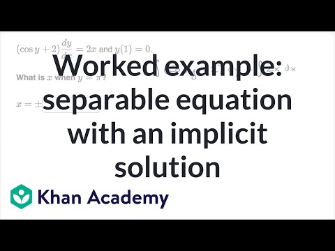Using Particular Solution To Separable Differential Equation
