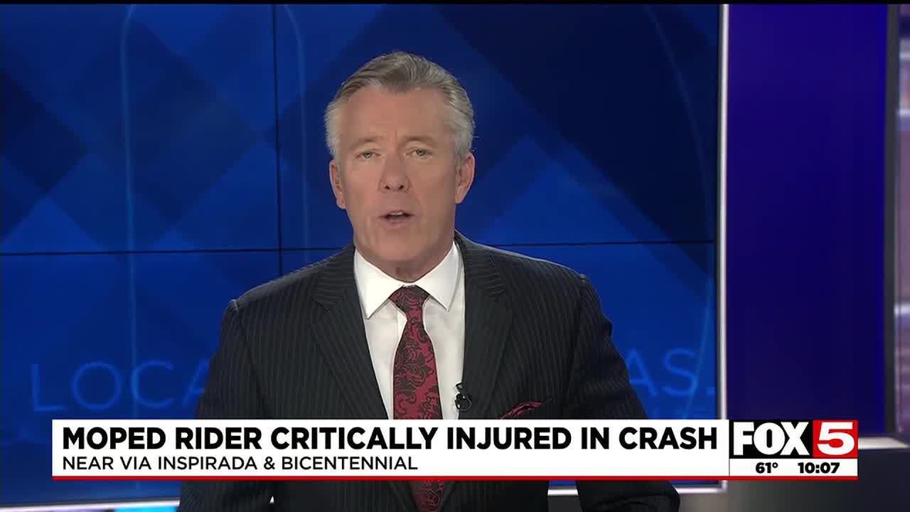 Moped rider in critical condition at hospital after crash in Henderson ...