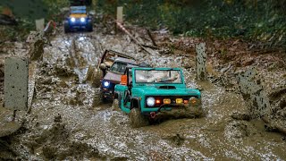Mobil RC Offroad Jalan Berlumpur Ekstrim! Part 1/2 | Trailing Bareng Keempat Kutai Kartanegara