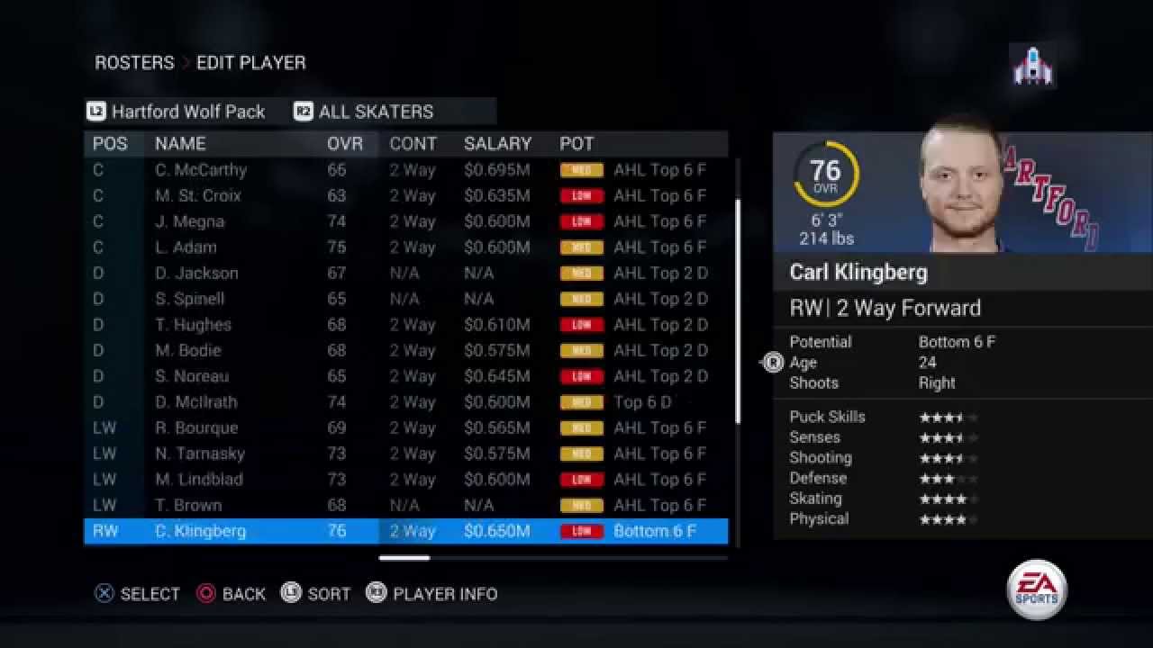 nhl 16 jack eichel rating