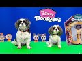 Assistant Helps Wiggles and Waggles open Disney Doorables Collectibles