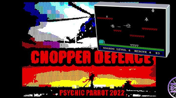 Chopper Defence - 2022 Sinclair ZX Spectrum Game - Is this a Jetpac clone?
