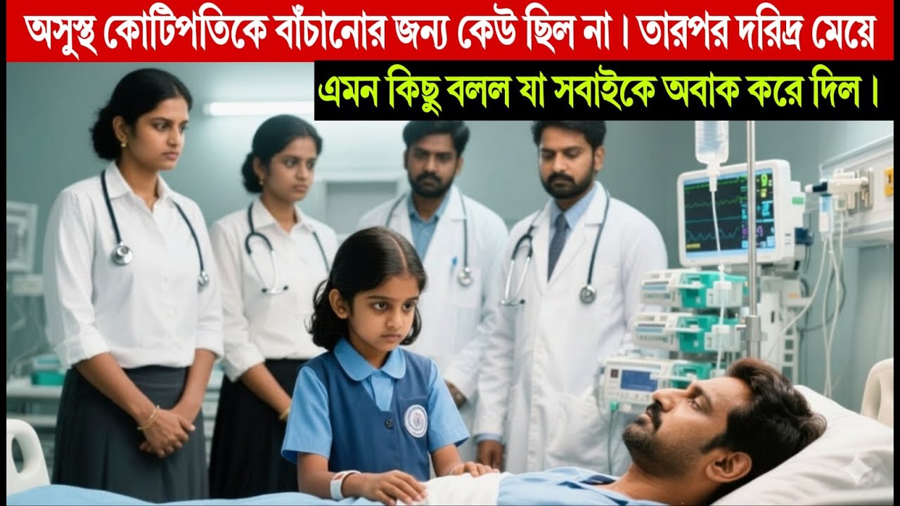 অসুস্থ কোটিপতিকে কেউ সাহায্য করেনি - তারপর একটি দরিদ্র মেয়ে যা করল!