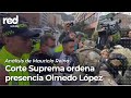 Corte suprema orden la conduccin del olmedo lpez para su declaracin