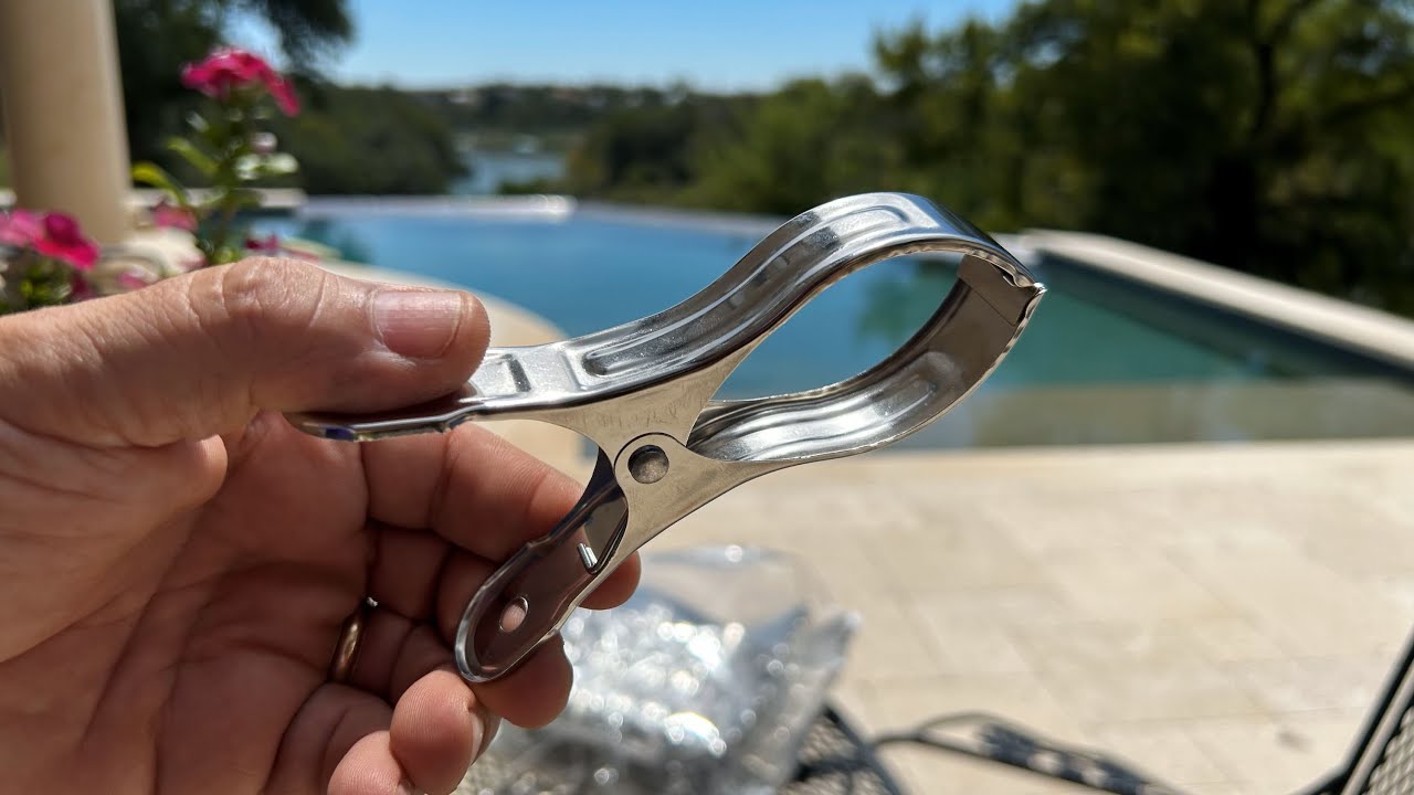 30-Pack Pool Cover Clips by BELLEONE