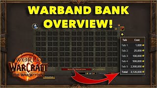 Wow Overview Warband Bank - How To Access, Total Size, Transfer D,