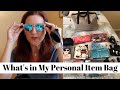 What's In My Personal Item Bag